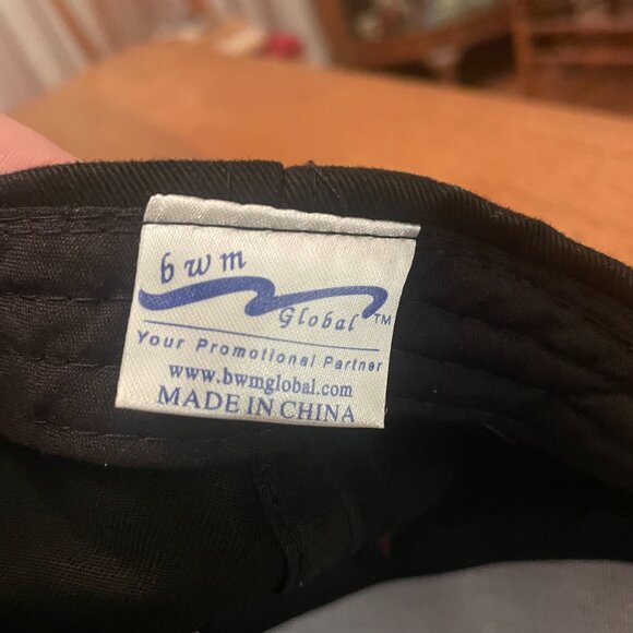 Men's Idaho Falls Chukars Black/Maroon Hook and Loop Baseball Hat Cap - Picture 10 of 10